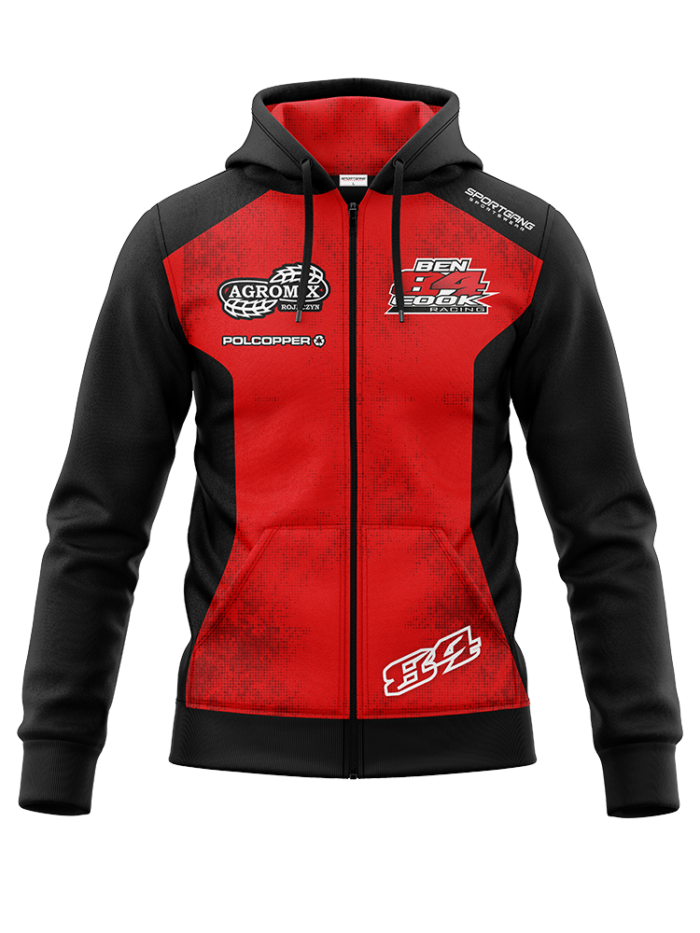 Bluza z kapturem rozpinana Ben Cook Racing 2026